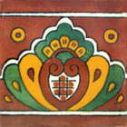 mexican tile mural