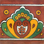 Spanish tile mural