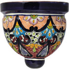 hacienda talavera sconce orange red