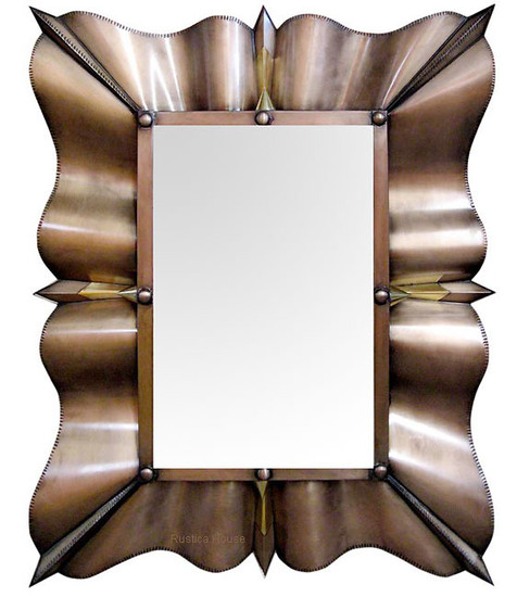 contemporary tin mirror