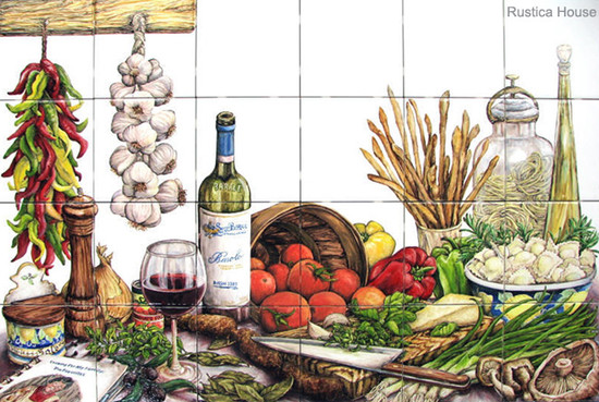 tile mural italian recipe