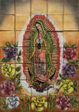 Our Lady of Guadalupe II shower tile mural