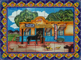 tile mural the canteen