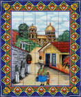 mexican ceramic tile mural