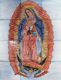 Our Lady Virgin of Guadalupe kitchen wall tile mural