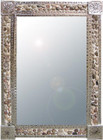 river stone tin mirror