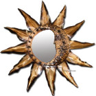 sun moon tin mirror