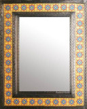 mosaic tin tile mirror