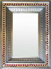 mosaic tin mirror
