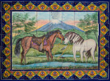 mexican kitchen bath tile mural
