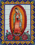 mexican ceramic tile mural