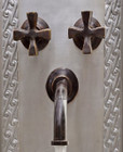 old world bar kitchen wall bronze faucet