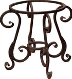 Arabic forged iron table base