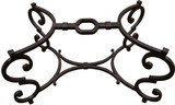 old world forged iron table base