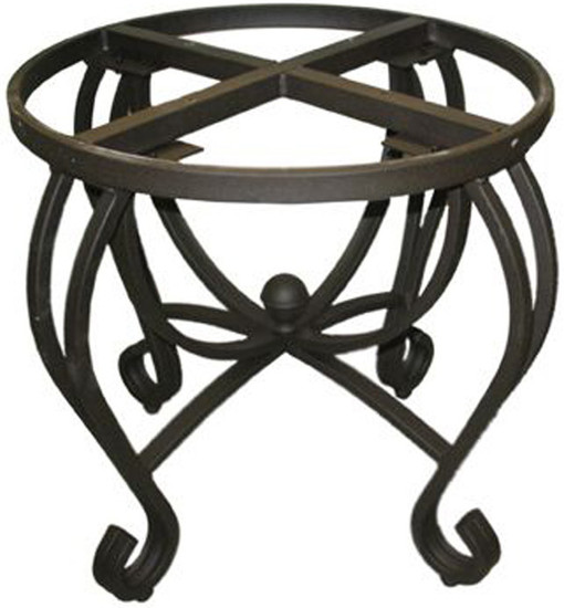 Southwestern forged iron table base