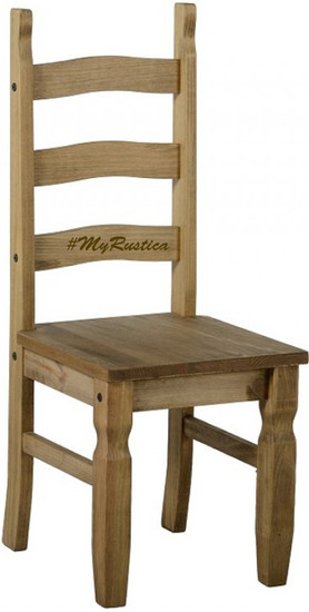 artisan made mexican wooden chair