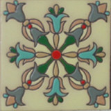 gothic relief tile gray