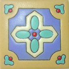 traditional relief tile white