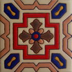 portuguese relief tile red