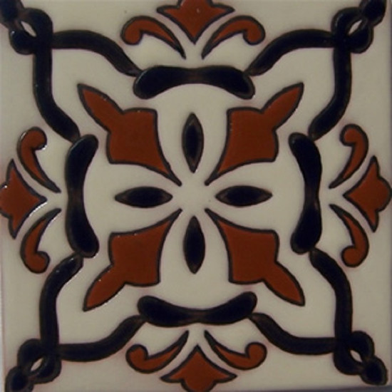 classic colonial relief tile black