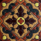 traditional relief tile terracotta