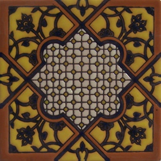 rustic relief tile black