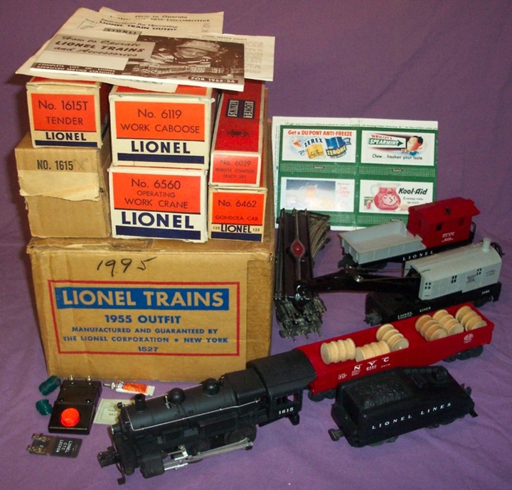 1963 lionel train set