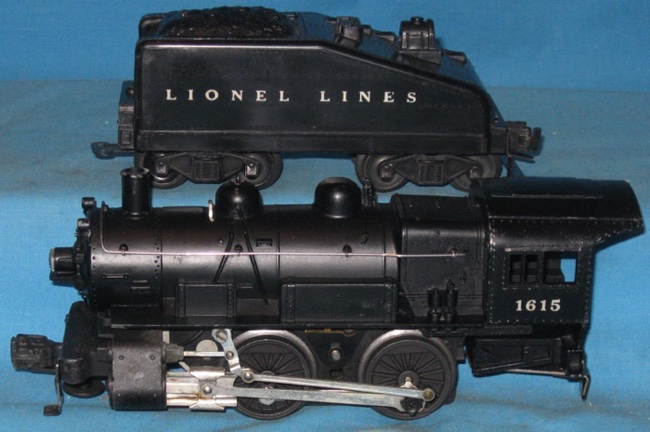 Lionel 1615 Steam Switcher /& 1615t Slope Back Tender Postwar 1950s for sale online