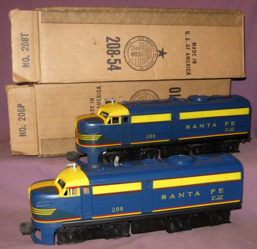 Motive Power - Diesels - Alco - 208 Santa Fe - Lionel ... lionel track wiring diagram 