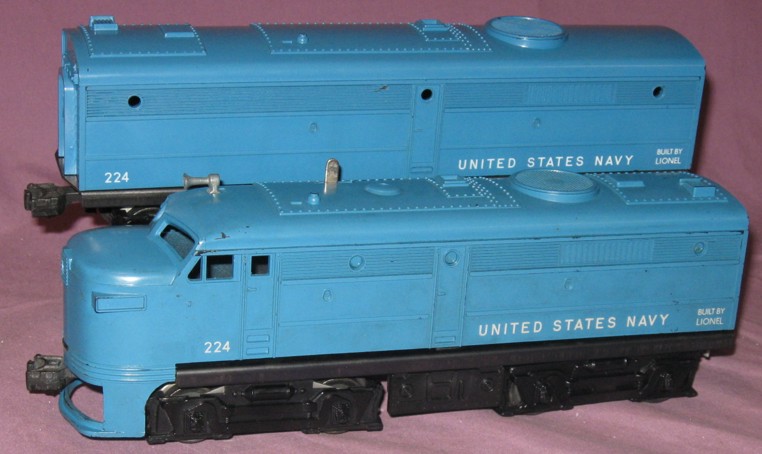 lionel us navy train set