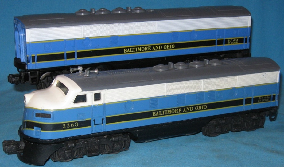 lionel b&o train set