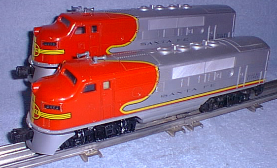 2353 Lionel Santa Fe Diesel Engine Decal Set 2343