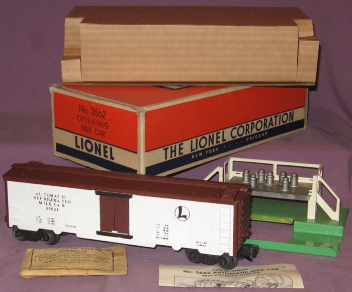 lionel train milk car