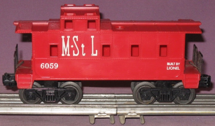 Lionel 6059 MStL Caboose Red Postwar O Gauge X5468 for sale online 