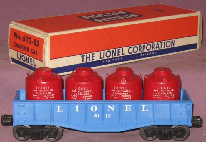 Lionel 6112-3 LG Lime Green Canister 
