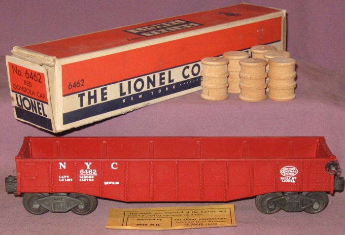 O SCALE GONDOLA   # 6462   NYC Details about   LIONEL 