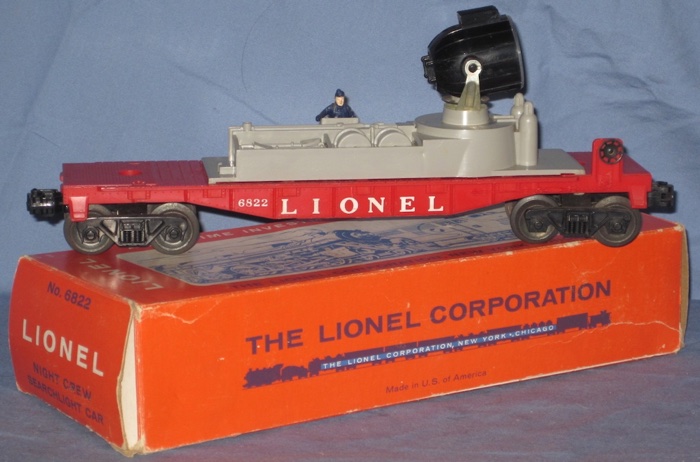 Post-war Lionel 6822 Night Crew Searchlight Car EX 1960s for sale online 