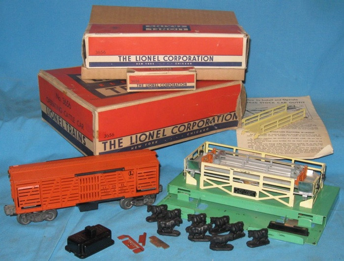 3656 Lionel Lines Cattle Car Corral Lionel Trains Library