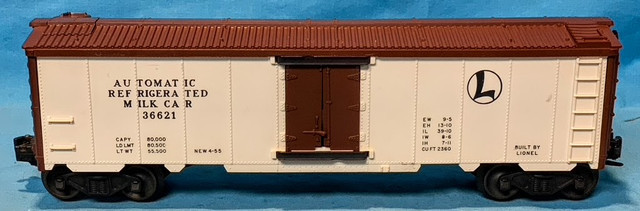 LCCA BNSF Mechanical Refrigerator Deluxe 3 rails échelle O Lionel