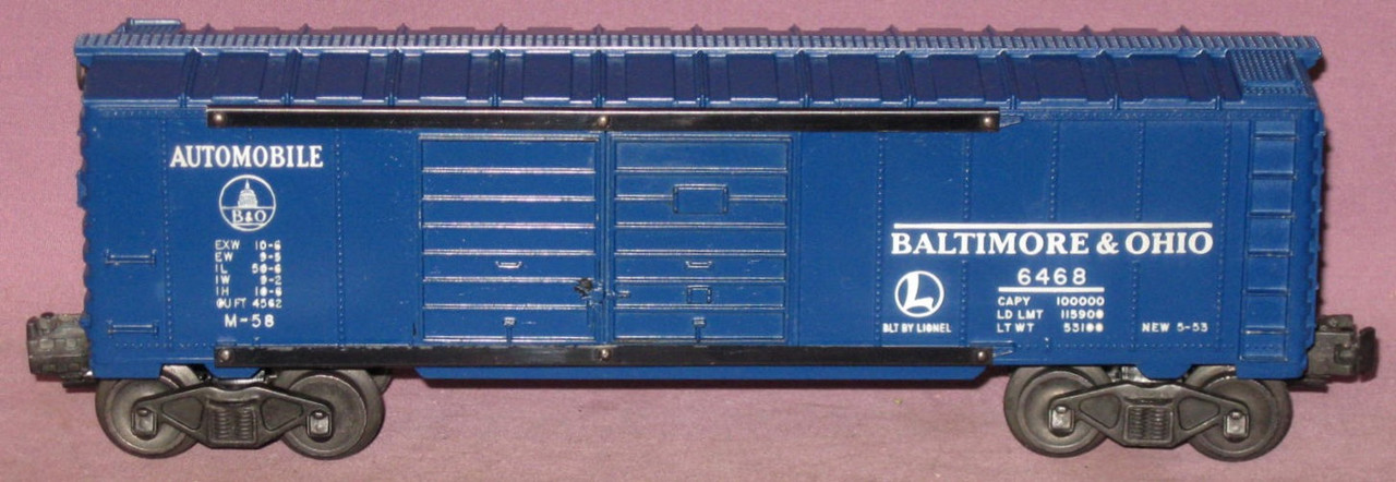 6468 Baltimore & Ohio or New Haven - Lionel Trains Library