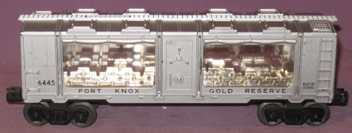 6445 Fort Knox Gold Reserve Box Car - Lionel Trains Library