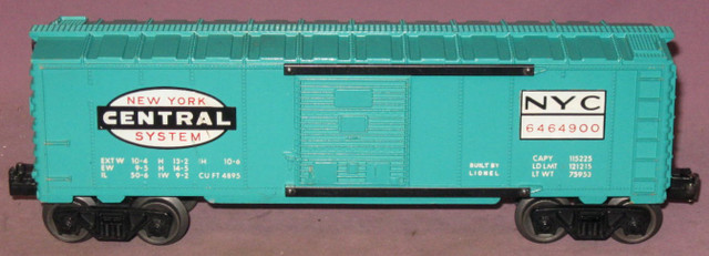 6464-900 New York Central - Lionel Trains Library