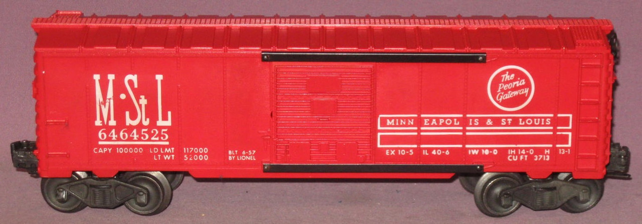 6464-525 Minneapolis & St. Louis - Lionel Trains Library