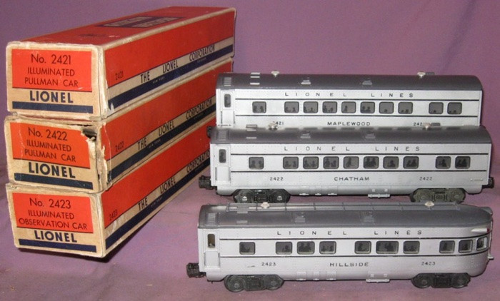 2421, 2422 & 2423: Lionel Lines Streamline; Maplewood, Chatham