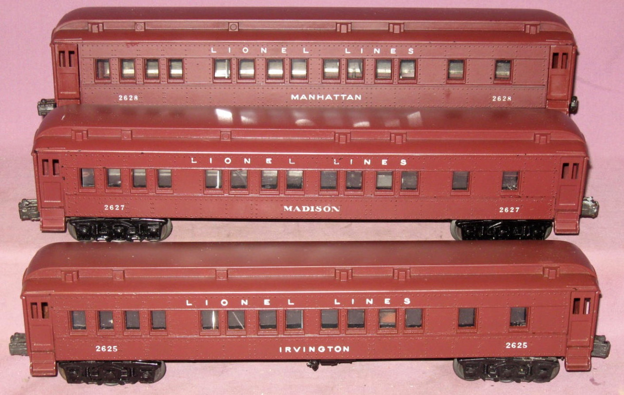 Lionel Postwar 2625 Irvington Pullman Passenger Car-with hot Box 1946-48