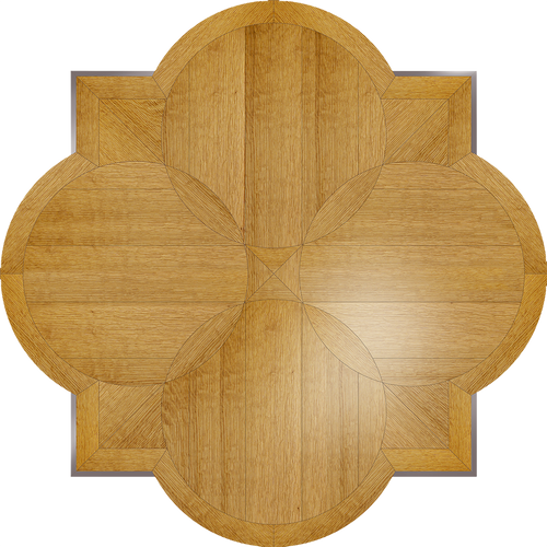Hudson Flooring Medallion: Wood Flooring Medallion: Smith-Made.com