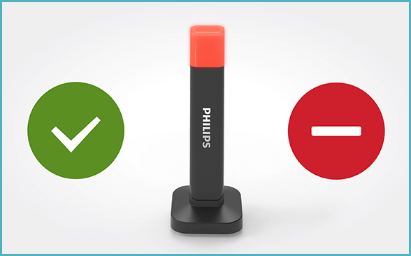 Status light for reducing interruptions and increasing productivity