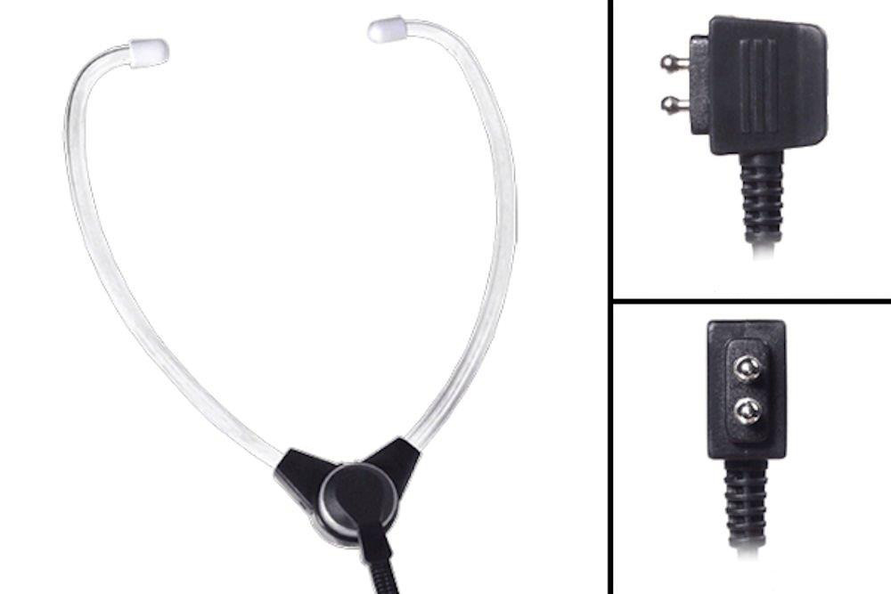 VEC DH50DP Transcription Headset with Dictaphone 2 prong connector