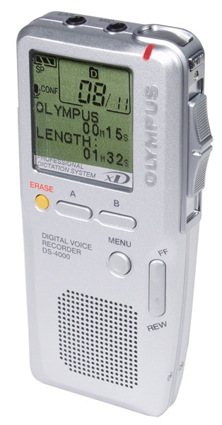Olympus DS-4000 Handheld Digital Voice Recorder Dictation System w/ CR3A Cradle