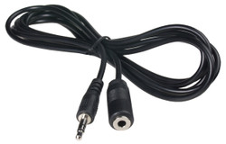 ECS 3.5 mm Female Stereo to 3.5 mm Male Stereo 6 ft Extender Cable - New